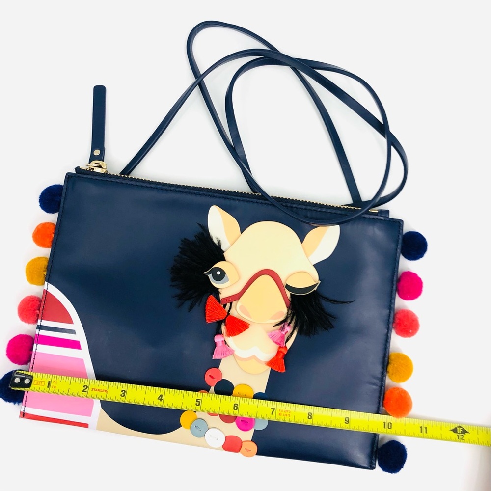 ✨Kate Spade Winking Camel Blue Multicolored Bag - Picture 16 of 16